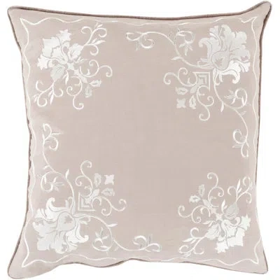 Livabliss Linen Throw Pillow In Ivory,lavender