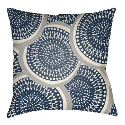 Livabliss Litchfield Summerville Outdoor Square Pillow Cover & Insert In Lime Green,ivory
