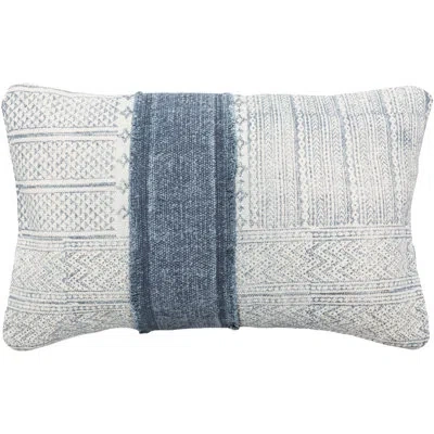 Livabliss Lola Cotton Lumbar Pillow In Poly Filled