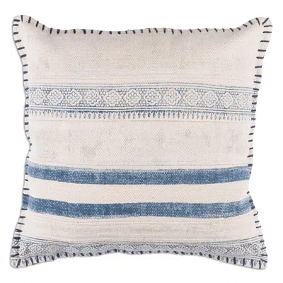 Livabliss Lola Decorative Pillow, 20l X 20w In Blue