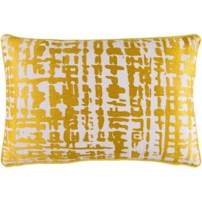 Livabliss Mack Down Throw Pillow In Gold
