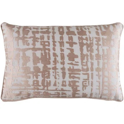 Livabliss Mack Shape Pillow Cover & Insert In Brown