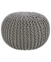 Livabliss Malmo Pouf In Gray
