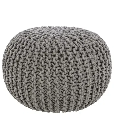 Livabliss Malmo Pouf In Gray