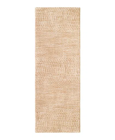 Livabliss Masterpiece High-low Mpc-2302 2'8" X 7'3" Runner Area Rug In Brown