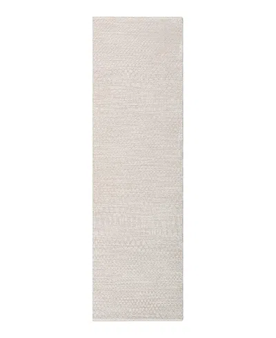 Livabliss Masterpiece Mpc2337 2'7x7'3 Runner Area Rug In White