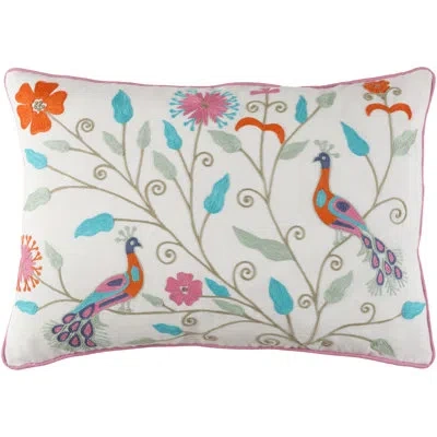 Livabliss Mayura Pillow Cover In Cream