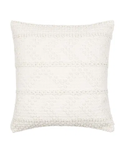 Livabliss Merdo Decorative Pillow, 20l X 20w In White