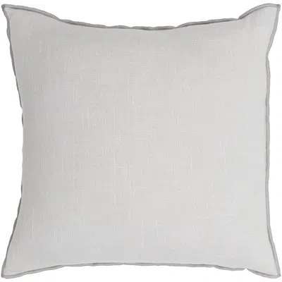 Livabliss Merrow Cotton Throw Pillow In White