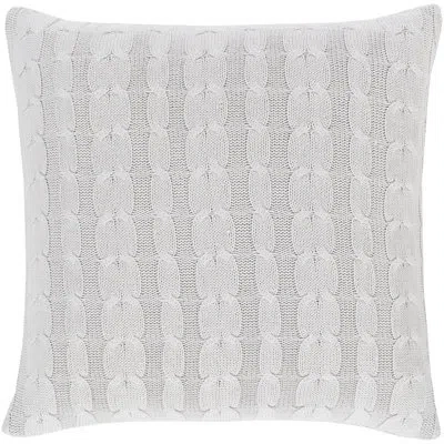 Livabliss Milton Cotton Throw Pillow In Light Gray,pillow Cover Only - No Insert