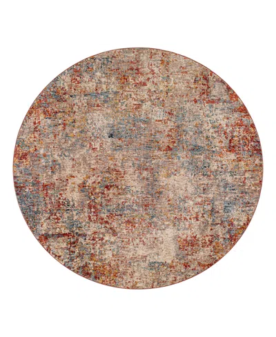 Livabliss Mirabel Mbe-2300 7'10" X 7'10" Round Area Rug In Multi