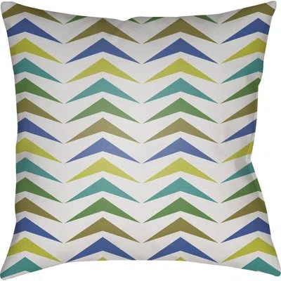 Livabliss Moderne Contemporary Square Throw Pillow In Olive,green,lime