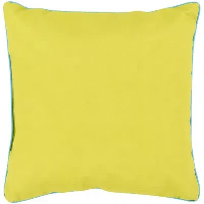 Livabliss Mowery Indoor/outdoor Throw Pillow In Lime
