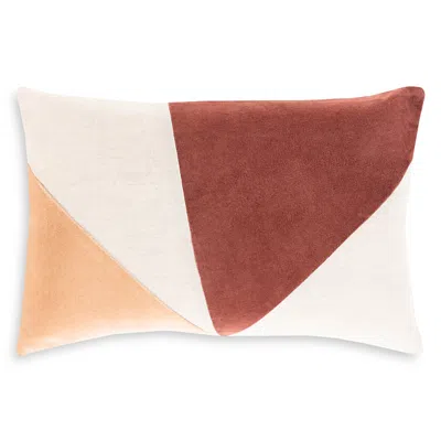 Livabliss Moza Lumbar Pillow In Brown