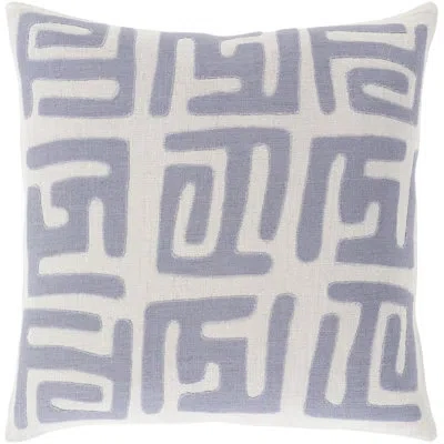 Livabliss Nairobi Throw Pillow Cover In Blue\gray