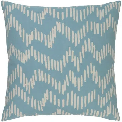 Livabliss Ochoa Cotton Throw Pillow In Blue,neutral,no Fill