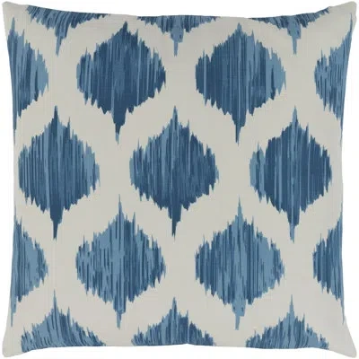 Livabliss Ogee Accent Throw Pillow Cover In Blue,no Fill