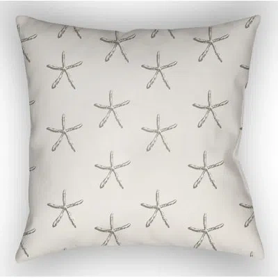 Livabliss Outdoor Square Polyester Pillow Cover & Insert In Neutral