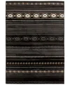Livabliss Paramount Par-1047 6'7" X 9'6" Area Rug In Black