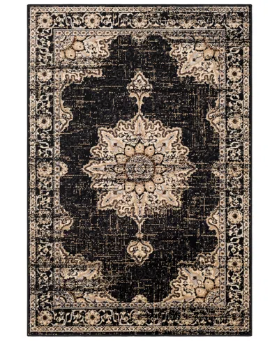 Livabliss Paramount Par-1089 6'7" X 9'6" Area Rug In Black