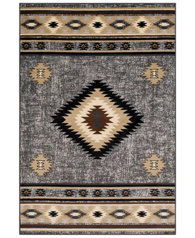 Livabliss Paramount Par-1094 5'3" X 7'9" Area Rug In Gray