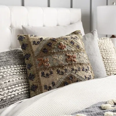 Livabliss Pillow Cover & Insert 4 Throw Polyester In Dark Brown