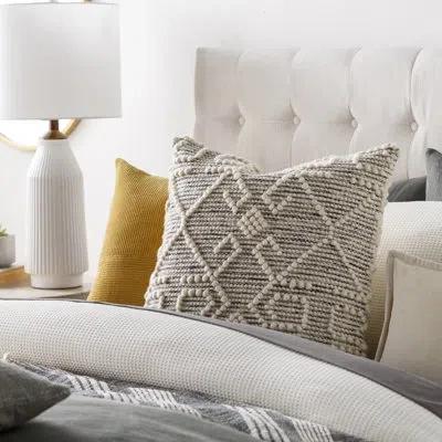 Livabliss Pillow Cover & Insert Throw Down In Black