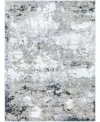 Livabliss Portofino Ptf-2321 5'3"x7' Area Rug In Light Gray