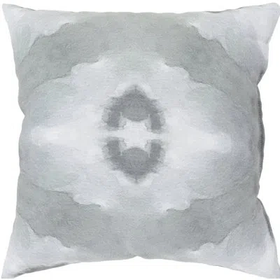 Livabliss Rain Indoor/outdoor Throw Pillow In Charcoal;light Gray;medium Gray;sage