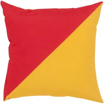 Livabliss Rain Indoor/outdoor Throw Pillow In Poppy,sunflower