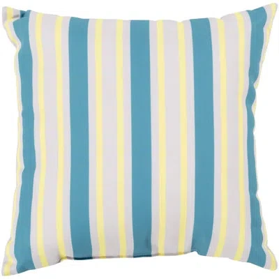 Livabliss Rain Throw Pillow In Aqua,yellow