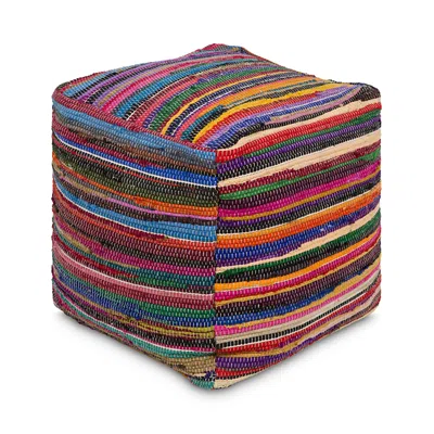 Livabliss Renzo Pouf In Multi