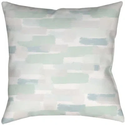 Livabliss Seaside Splendor Indoor/outdoor Throw Pillow In Green