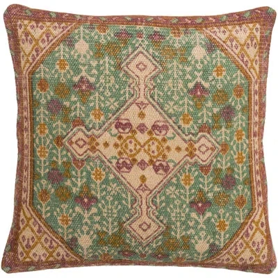 Livabliss Shadi Cotton Throw Pillow In Green,pillow Cover Only