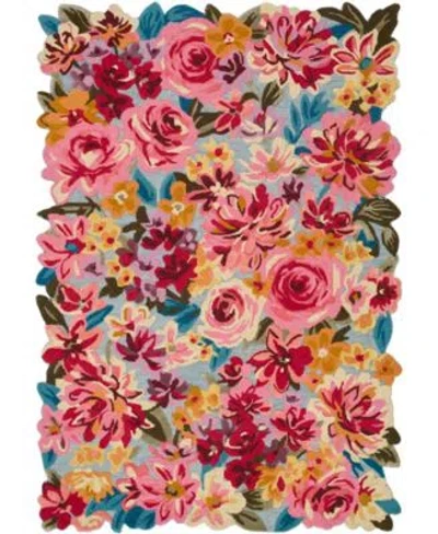 Livabliss Shindig 495684 Rug Collection In Pink,green