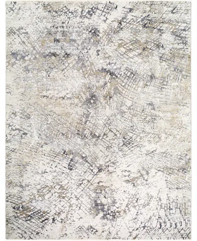 Livabliss Shoal Creek Nobu 6'7"x9'6" Area Rug In White