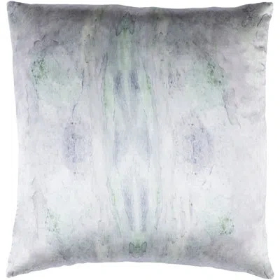 Livabliss Silk Throw Square Pillow Cover In Gray,neutral,pillow Cover Only - No Insert