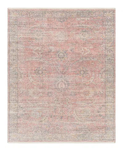 Livabliss Subtle Sub-2317 5'3" X 7' Area Rug In Pink