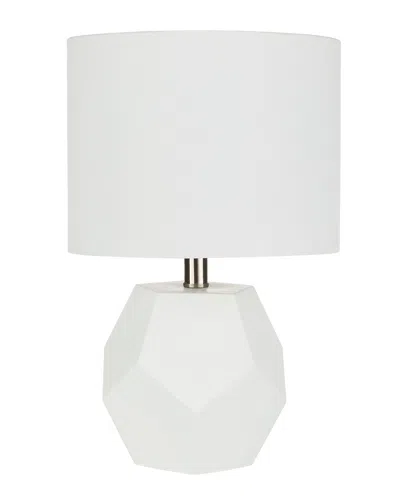 Livabliss Surya 17in Kelsey Table Lamp In White