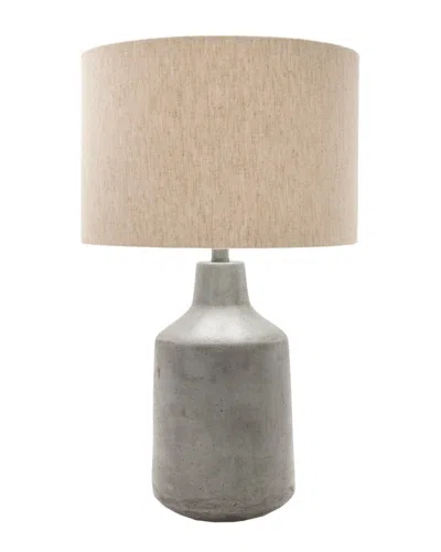 Livabliss Surya 25in Foreman Table Lamp In Gray