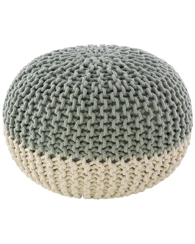 Livabliss Surya Malmo Pouf In Green