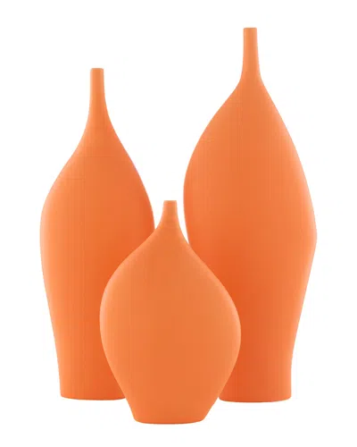 Livabliss Surya Neo Decor Vases In Orange
