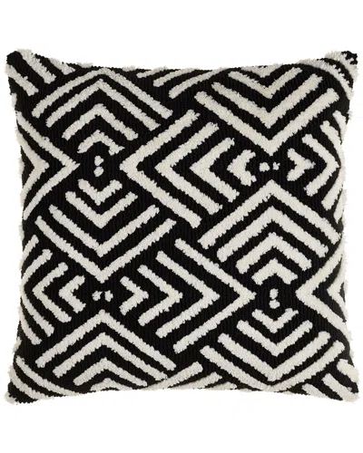 Livabliss Surya Sheldon Pillow In Black