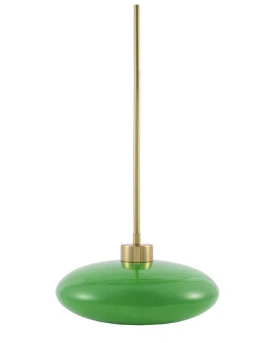 Livabliss Surya Vellon Accent Floor Lamp In Green