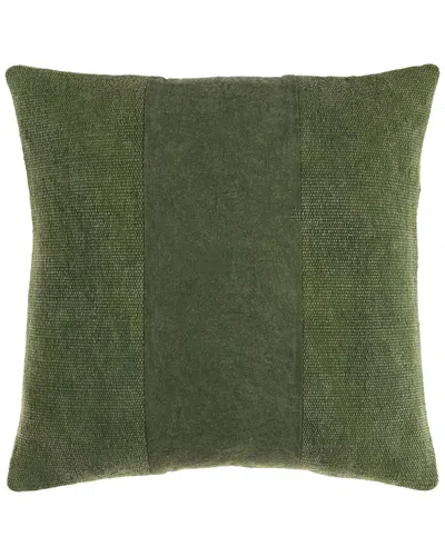 Livabliss Surya Washed Pillow Cover In Green