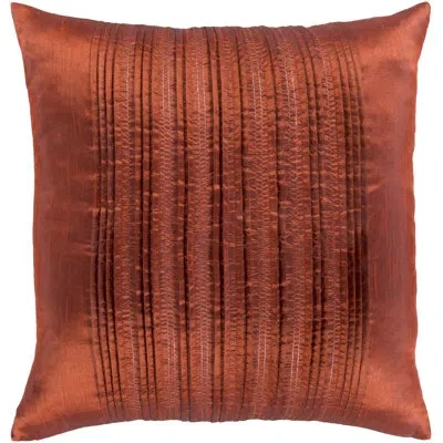 Livabliss Syston Accent Throw Pillow Cover In Burnt Orange