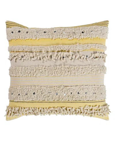 Livabliss Temara Decorative Pillow In Yellow