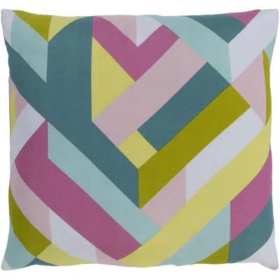 Livabliss Teori Cotton Throw Pillow In Down Fill