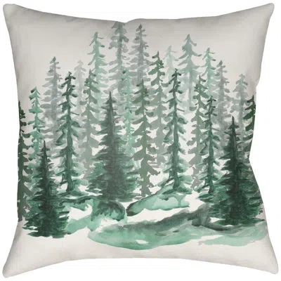 Livabliss Throw Pillow In Ivory;charcoal;sage;forest Green