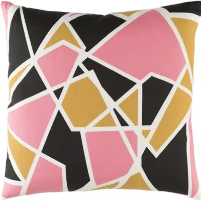 Livabliss Trudy Geometric Cotton Throw Pillow Cover